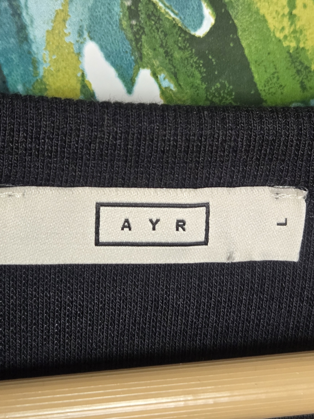 AYR The Open Ended 3/4 Sleeve Top In Black - Picture 8 of 9